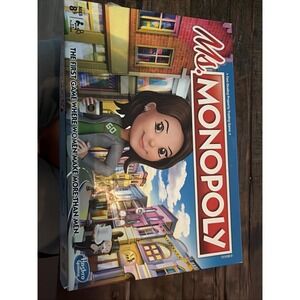 Hasbro E8424 Ms. Monopoly Board Game Missing Tokens
